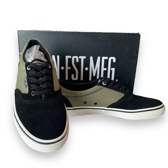 NWB Iron Fist Skateboard Sneakers in Olive Black Unisex Men 7 Woman 9 - Picture 5 of 13